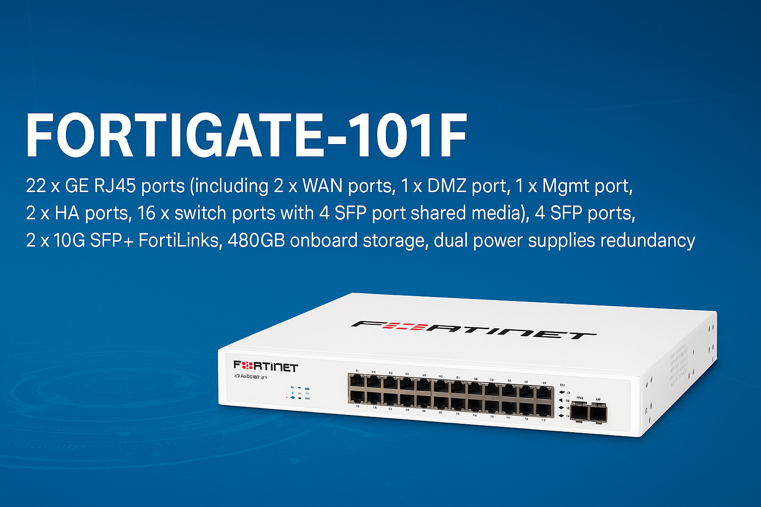 FortiGate-101F Firewall