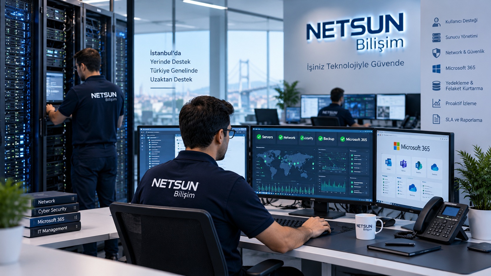 IT bakım anlaşması ve kurumsal IT destek hizmetleri - NETSUN Bilişim
