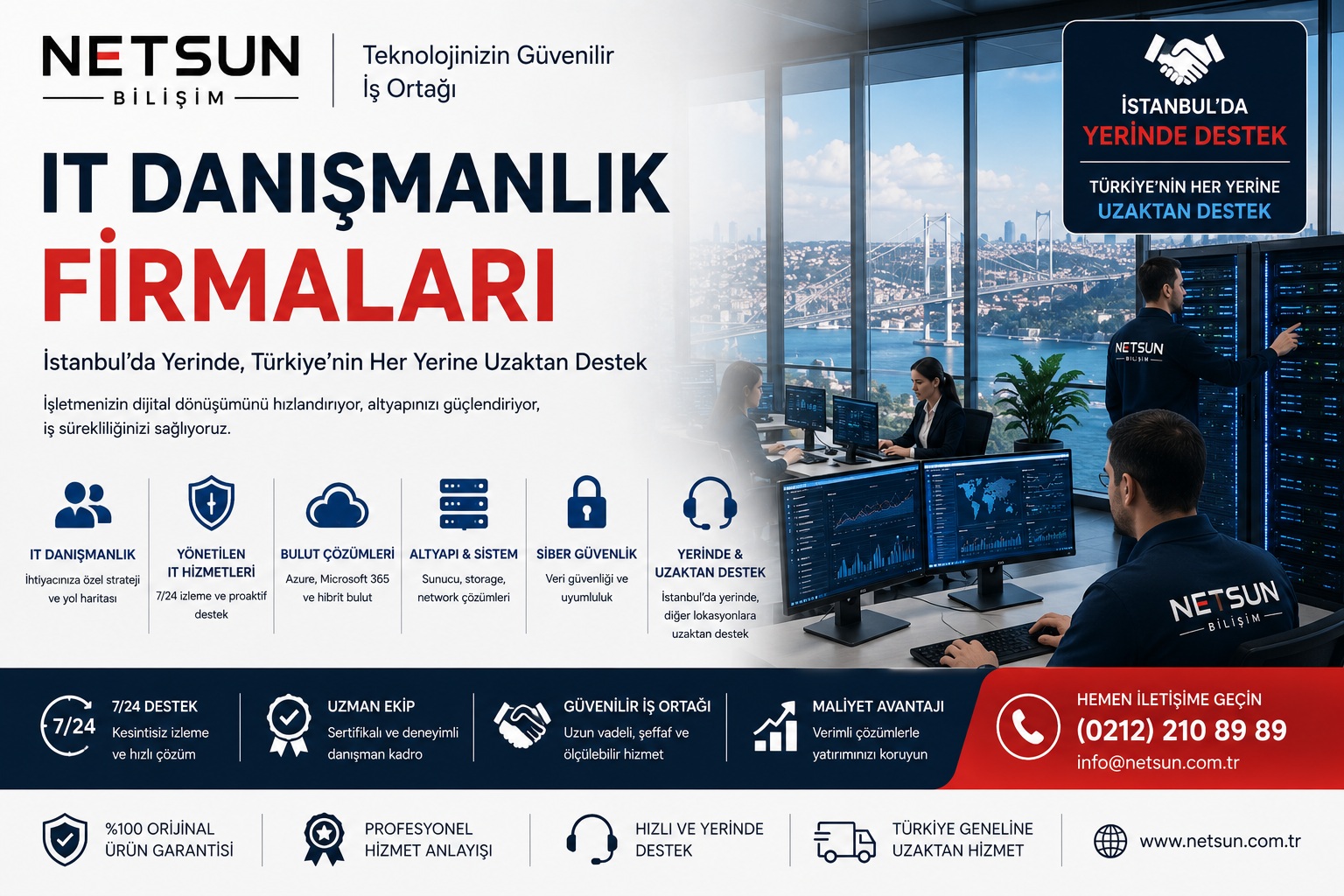 IT danışmanlık firmaları İstanbul kurumsal teknik destek