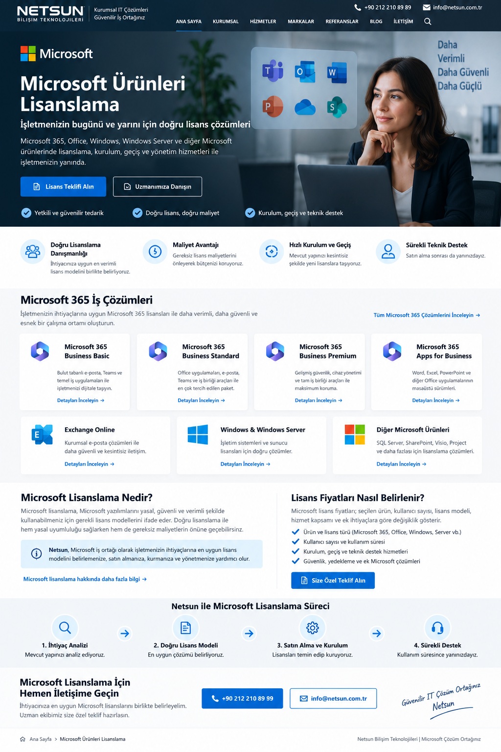 Microsoft ürünleri lisanslama, Microsoft 365, Windows ve Windows Server lisans çözümleri